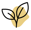 pictogramme en forme de jeune pousse de plante